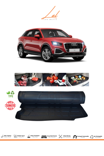 Audi Q2 2016 Sonrası 3D Bagaj Havuzu - 0