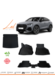 Audi Q3 Sportback 2021+ 3D Havuzlu Paspas Bagaj Havuzu Seti