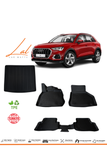 Audi Q3 Suv 2021+ 3D Havuzlu Paspas Bagaj Havuzu Seti