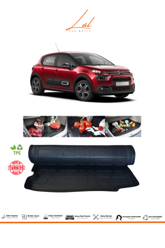 Citroen C3 Hatchback 2017+3D Bagaj Havuzu - 0