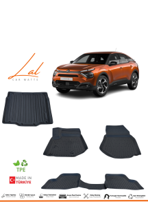 Citroen C4 Hatchback 3D Havuzlu Paspas Bagaj Havuzu Seti 2021+