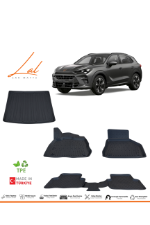 Cupra Terramar 3D Havuzlu Paspas Üst Kademe Bagaj Havuzu Seti 2024+