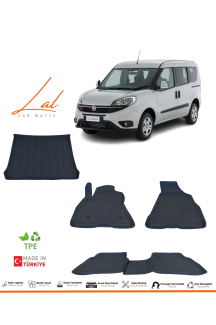Fiat Doblo Easy 2010-2023 3D Havuzlu Paspas Bagaj Havuzu Seti