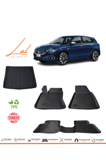 Fiat Egea Hatchback 3D Havuzlu Paspas Bagaj Havuzu Seti