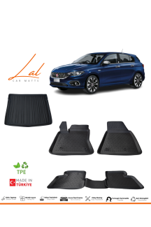Fiat Egea Hatchback 3D Havuzlu Paspas Bagaj Havuzu Seti