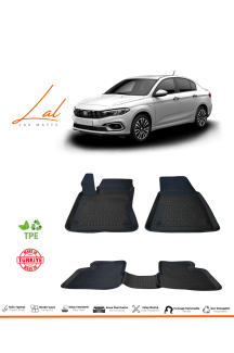 Fiat Egea Sedan Uyumlu 3D Havuzlu Paspas