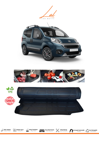 Fiat Fiorino Combi (Halı Bagaj) Koltuklu 2008 Sonrası 3D Bagaj Havuzu - 0