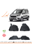 Ford Courier 2014 Sonrası 3D Havuzlu Paspas - Thumbnail (1)