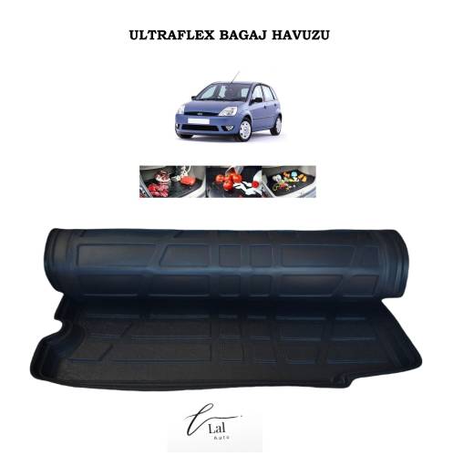 Ford Fiesta 2002-2008 Uyumlu 3D Bagaj Havuzu - 0