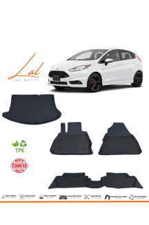 Ford Fiesta 2009-2017 3D Havuzlu Paspas Bagaj Havuzu Seti