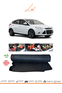 Ford Focus 3 Hatchback 2011-2014 ince stepne 3D Bagaj Havuzu