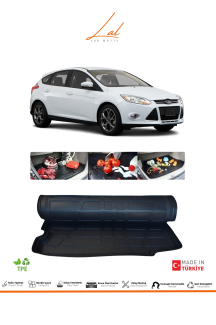 Ford Focus 3 Hatchback (2011-2014) Kalın Stepne 3D Bagaj Havuzu