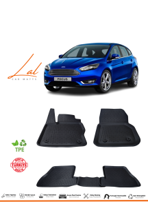 Ford Focus 4 Hatchback (2015-2018) 3D Havuzlu Paspas