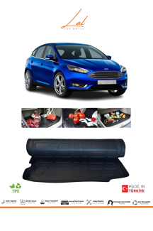 Ford Focus 4 Hatchback (2015-2018) Kalın Stepne 3D Bagaj Havuzu