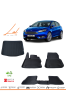Ford Focus 4 Hatchback İnce Stepne (2015-2018) 3D Havuzlu Paspas Bagaj Havuzu Seti - Thumbnail (1)