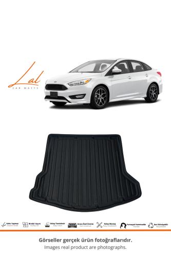 Ford Focus 4 Sedan (2015-2018) İnce Stepne 3D Bagaj Havuzu - 1