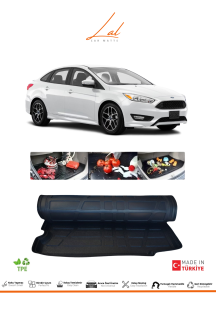Ford Focus 4 Sedan (2015-2018) Kalın Stepne 3D Bagaj Havuzu