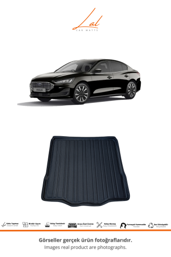 Ford Focus 5 Sedan 2019+ (Tamir Kitli) 3D Havuzlu Paspas Bagaj Havuzu Seti - 3