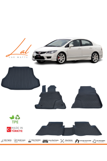 Honda Civic Fd6 3D Havuzlu Paspas Bagaj Havuzu Seti