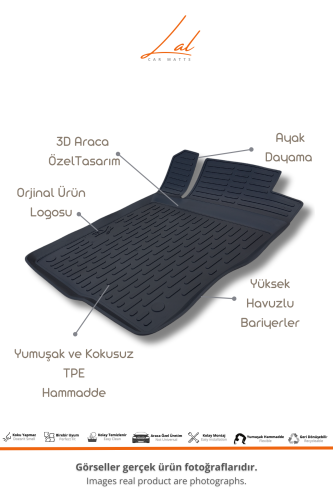 Honda Civic Fe1 2021+ 3D Havuzlu Paspas Bagaj Havuzu Seti - 2