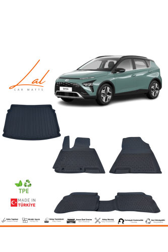 Hyundai Bayon 3D Havuzlu Paspas Bagaj Havuzu Seti 2020+ - 0