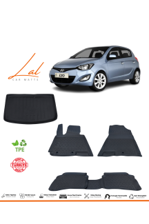 Hyundai İ20 2009-2014 3D Havuzlu Paspas Bagaj Havuzu Seti