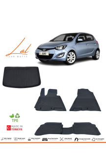 Hyundai İ20 2009-2014 3D Havuzlu Paspas Bagaj Havuzu Seti