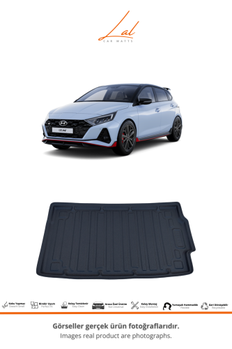 Hyundai i20 2020+ (Elite Plus-N Paket) 3D Havuzlu Paspas Üst Kademe Bagaj Havuzu Seti - 3