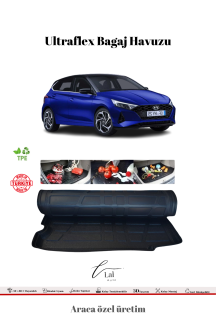 Hyundai İ20 2020+ (Style-Elite-Jump Paket) 3D Bagaj Havuzu