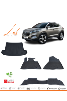 Hyundai Tucson 2015-2020 3D Havuzlu Paspas Bagaj Havuzu Seti