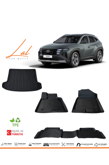 Hyundai Tucson 2021+ 3D Havuzlu Paspas Bagaj Havuzu Seti