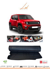 Jeep Renegade 3D Üst Kademe Bagaj Havuzu 2014+