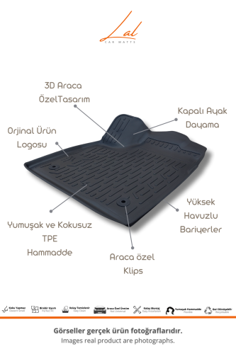 Kia Ev3 3D Havuzlu Paspas Alt Kademe Bagaj Havuzu Seti 2024+ - 2