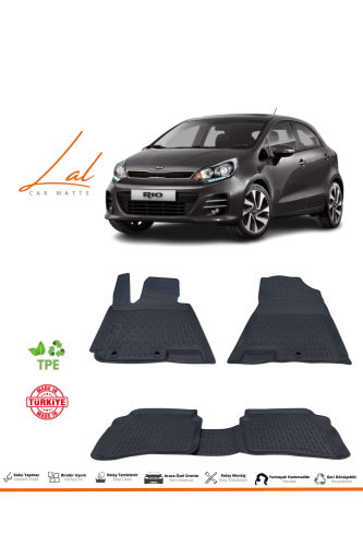 Kia Rio 2012-2016 3D Havuzlu Paspas - 0