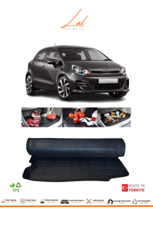 Kia Rio 2012-2016 Kalın Stepne 3D Bagaj Havuzu