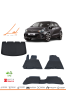 Kia Rio 2012-2016 Kalın Stepne 3D Havuzlu Paspas Bagaj Havuzu Seti - Thumbnail (1)