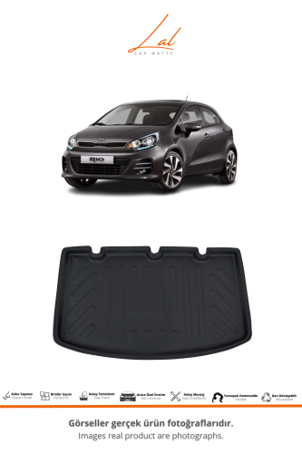 Kia Rio 2012-2016 Kalın Stepne 3D Havuzlu Paspas Bagaj Havuzu Seti - 3
