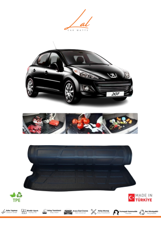 Peugeot 207 3D Bagaj Havuzu 2006-2015 - 0