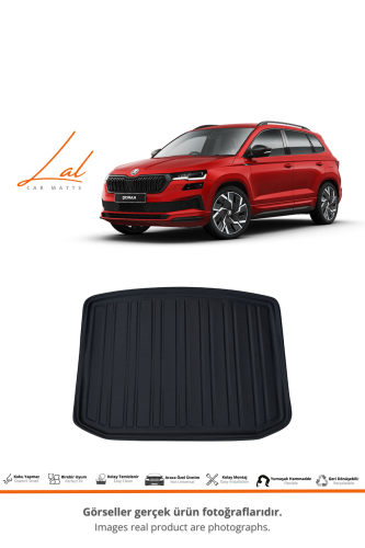 Lal Araca Özel 3D Bagaj Havuzu Skoda Karoq 2017 Sonrası - 1