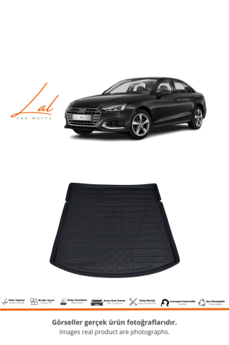 Lal Audi A4 Sedan B9 2016 Model Sonrası Uyumlu 3D Bagaj Havuzu - 1