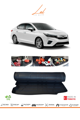 Lal Honda City 2021 Model Uyumlu 3D Bagaj Havuzu - 0
