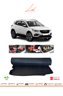 Opel Grandland X Alt Kademe 3D Bagaj Havuzu 2017-2024