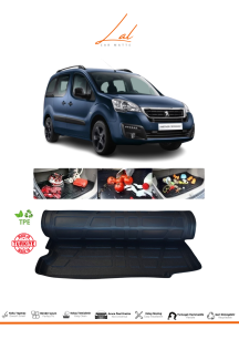 Lal Peugeot Partner Uyumlu Tepee Koltuklu 2008-2019 Uyumlu 3D Bag