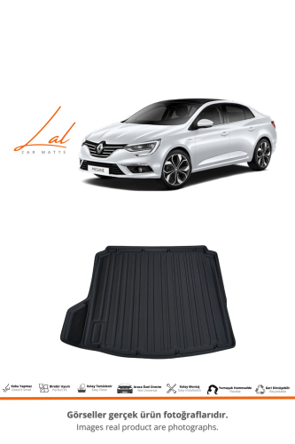 Lal Renault Megane 4 Sedan 2016 Sonrası Uyumlu Sol Kulaklı 3D Bag - 1