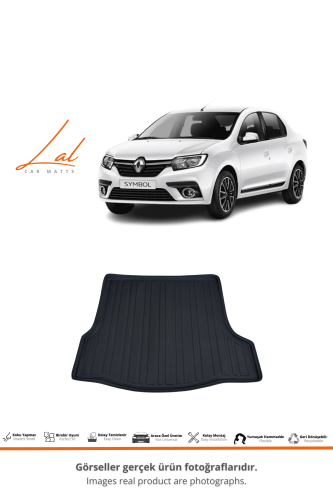 Lal Renault Symbol 2013-2021 Uyumlu 3D Bagaj Havuzu - 1