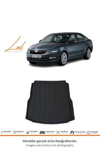 Lal Skoda Octavia 2013-2020 Uyumlu 3D Bagaj Havuzu - 1