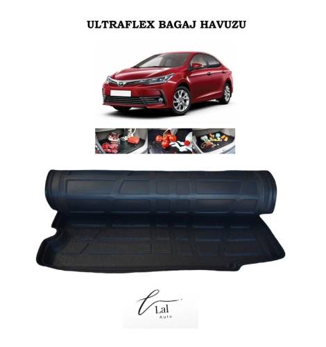 Lal Toyota Corolla 2013-2018 Uyumlu 3D Bagaj Havuzu - 0