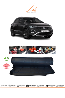 Lal Volkswagen T Roc 2019+ Uyumlu 3D Üst Bagaj Havuzu