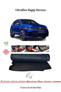 Lal Volkswagen Tiguan 2016 Model ve Sonrası Üst Bagaj Uyumlu 3D B