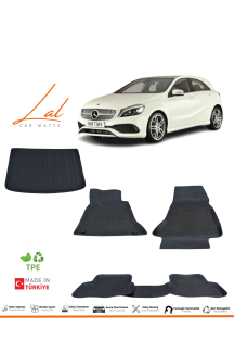 Mercedes A Serisi 2012-2018 3D Havuzlu Paspas Bagaj Havuzu Seti